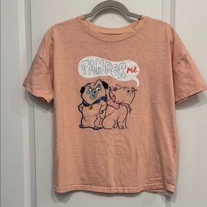 Disney Animals Peach “Pamper Me” Crew Neck Shirt